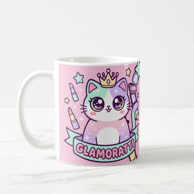 Glamoratti Katt Kaffemugg (Vänster)