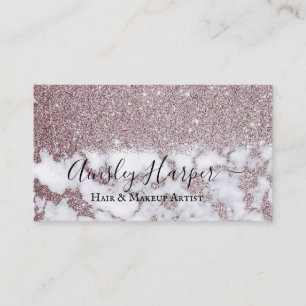 Glamorerad färggradient för Lila Glitter Visitkort