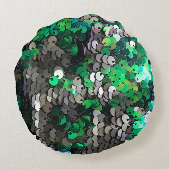 Glamorfärgade gröntar av elegant, glamorfärgade, g rund kudde (Baksidan)