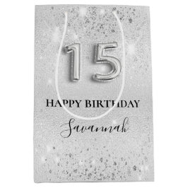 Glamorgul havsglamoral från silver glitter