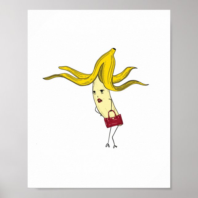 Glamorös banan, banantema  poster (Framsidan)