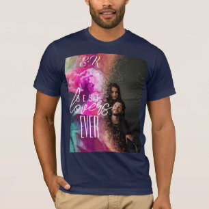 Glamorös bästa Älskare någonsin Blommigt överlägg T Shirt