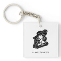 Glamorös kvinna med katt modeillustration