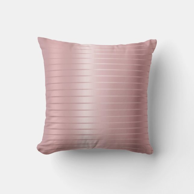 Glamorös Modern Elegant Rosa Guld Mall Kudde (Framsida)