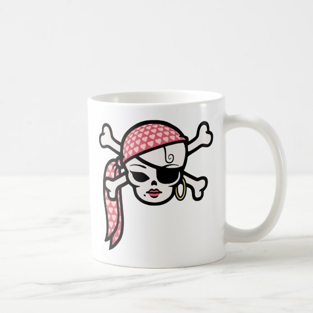 Glamorös pirat kaffemugg (Höger)