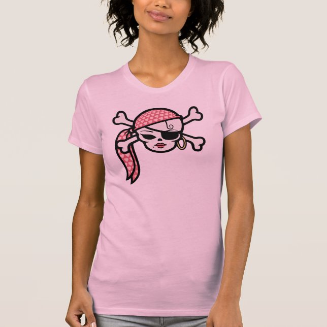 Glamorös pirat tee shirt (Framsida)