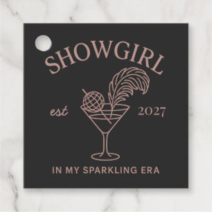 Glamorös Showgirl Bachelorette-fest i gnistrande e Gåvor Etiketter