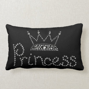 Glamorös silverPrincess Kröna Lumbarkudde