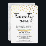 GLAMOROUS 21:a födelsedag party INBJUDAN guld kone<br><div class="desc">*** OBS! - SKINGULD FOIL EFFECT ÄR ETT UTTRYCKT BILD *** En inbjudan till trendiget för din BIRTHDAY för vilken ålder som helst - kontakta mig för att ändra glitter-typ för dig! Om du konfigurerar som mall kan du enkelt lägga till egna detaljer eller slått anpassningsknappen och lägga till eller...</div>