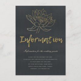 GLAMOROUS BLEK GULD BLUE BLACK LOTUS INFORMATION TILLÄGGSKORT