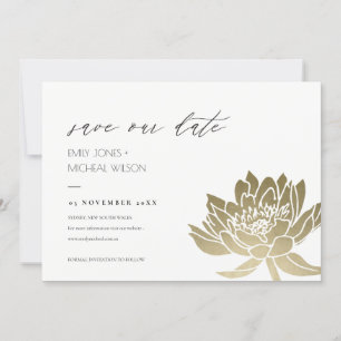 GLAMOROUS BLEK GULD WHITE LOTUS SPARA DATUM DATUMET