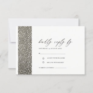 GLAMOROUS COPPER SILVER DOTS MOSAIC OSA KORT