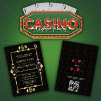 Glamorous Gold Casino Las Vegas Poker Bröllop