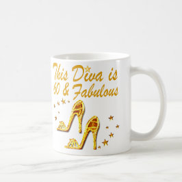 GLAMOROUS GULD 60:E BIRTHDAG KAFFEMUGG