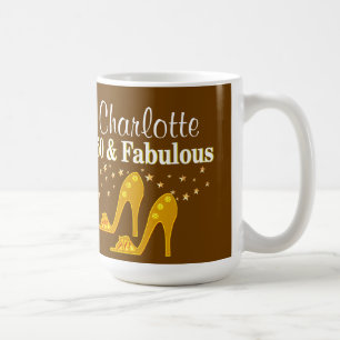 GLAMOROUS GULD PERSONLIG 50 BIRTHDAY MUGG