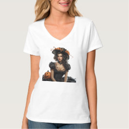 GLAMOROUS HALLOWEEN PIN PIN GIRL T SHIRT