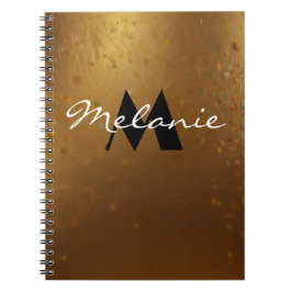 Glamorous Monogram Notebook for Her Anteckningsbok