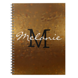 Glamorous Monogram Notebook for Her Anteckningsbok