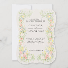 Glamorous Regency Garden Wedding Invitations  Inbjudningar