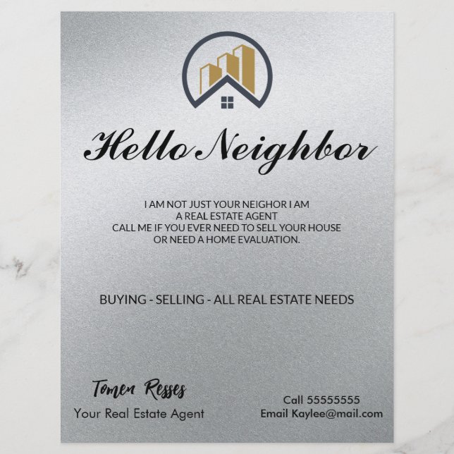 Glamors Silver | Black and White Real Gods Reklamblad (Framsidan)