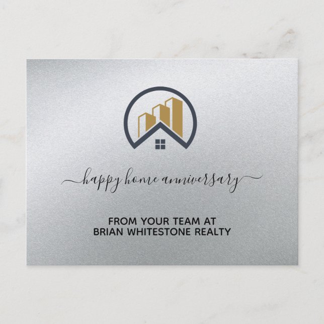 Glamors Silver | Black and White Real Gods Vykort (Framsida)