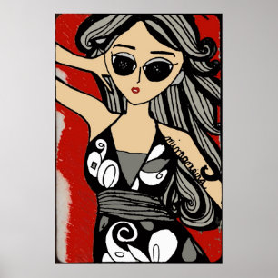 Glamorskugga Poster