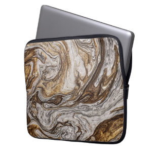 glamour 001 flytande bruna färger laptop fodral