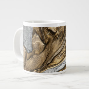 glamour 002 flytande bruna färger jättekaffekopp jumbo mugg