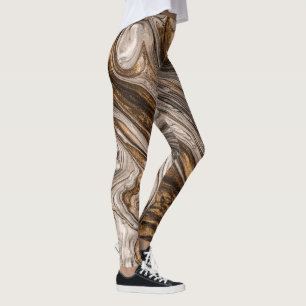 Glamour 005 Flytande Bruna Färger Leggings