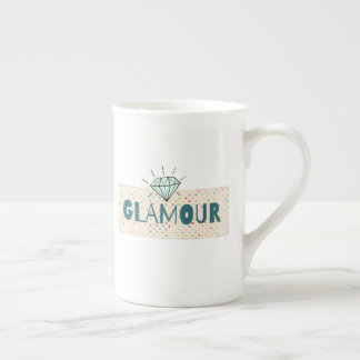 Glamour Benporslin Mugg