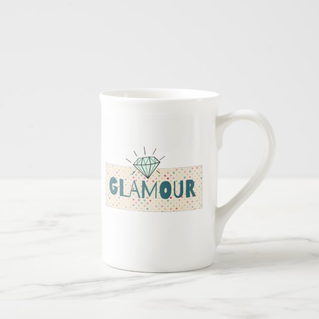 Glamour Benporslin Mugg (Höger)
