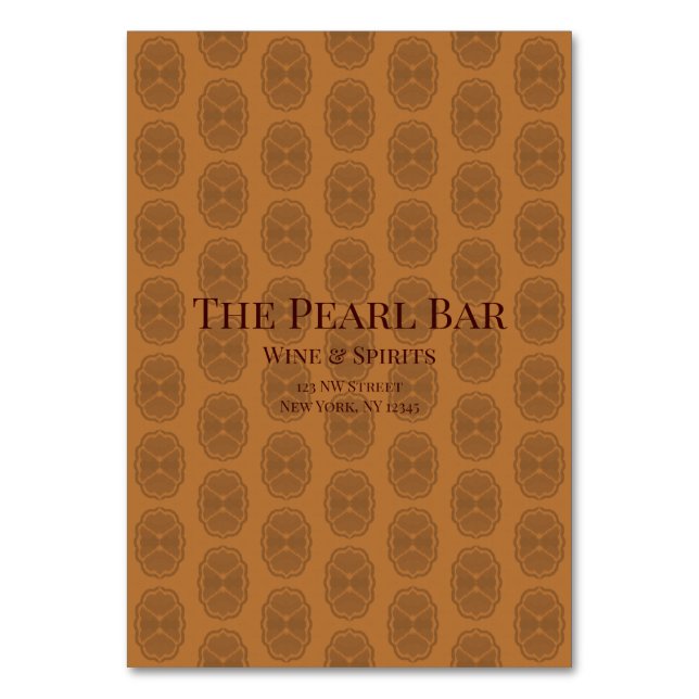 Glamour Bordsnummer (Framsidan)