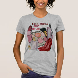Glamour Fashion, Makeup Essentials T-shirt for her