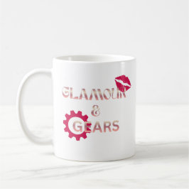 Glamour & Gears Feministisk Mekanik Humor Kaffemugg