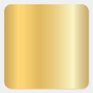 Glamour Guld Look Tom Mall Modern Elegant Fyrkantigt Klistermärke