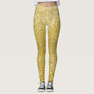 Glamour guldglitter leggings