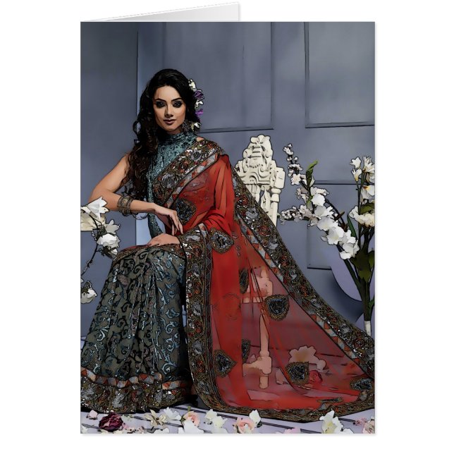 GLAMOUR HÄLSNINGSKORT (Framsidan)