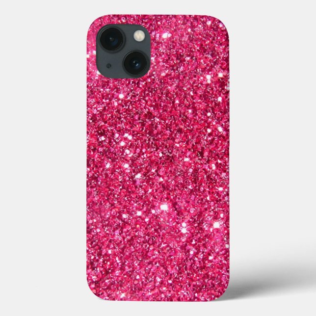 Glamour Hot Pink Glittertryck (Baksida)