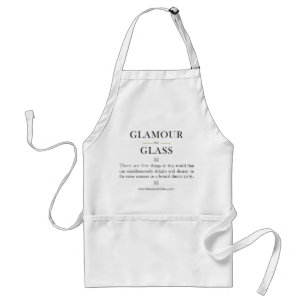 Glamour i det Glass förklädet Förkläde