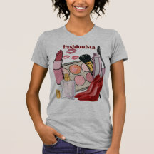 Glamour Mode, Makeup Essentials T-shirt för henne