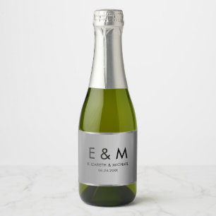 Glamour Spara Datum Text Monogram Silver