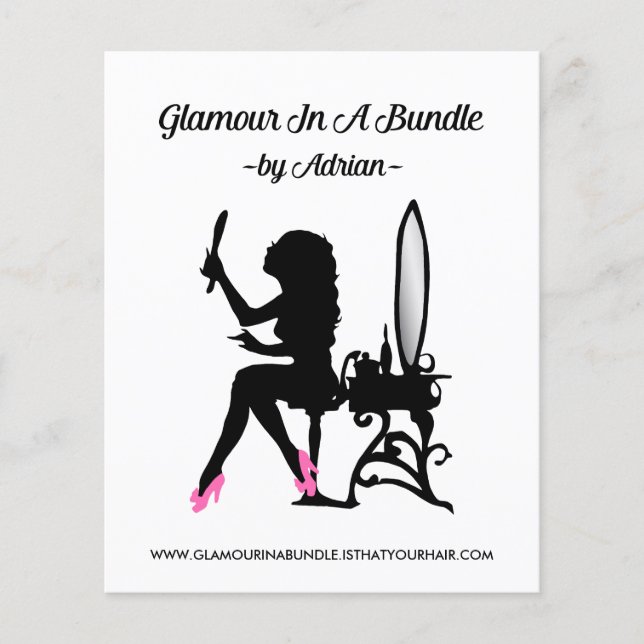 GlamourInABundle Flygblad (Framsidan)