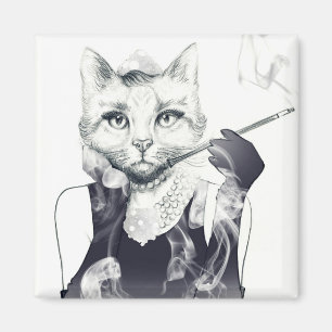Glamourkatt Magnet