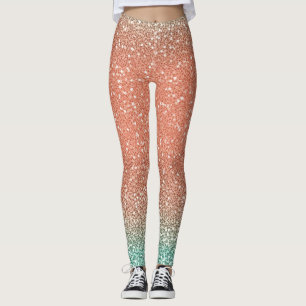 Glamourös guldglitter leggings