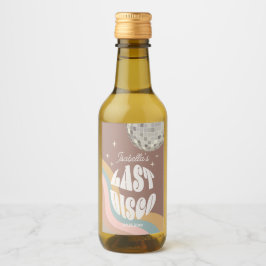 Glamourös sista disco retro 70-tal Groovy möhippa Vinetikett