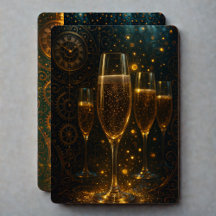 Glamourösa nyår ångpunk champagne 