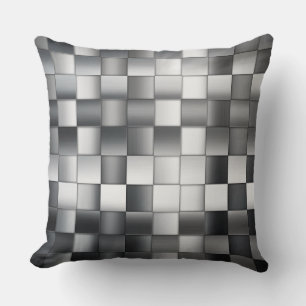Glamourous Silver Decorative Pillow Kudde