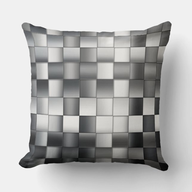 Glamourous Silver Decorative Pillow Kudde (Framsida)