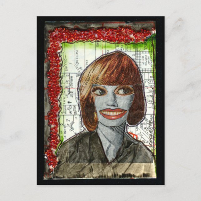 Glamourous vykort (Framsida)