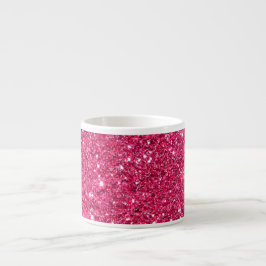 Glamourshock rosaglitter espressomugg